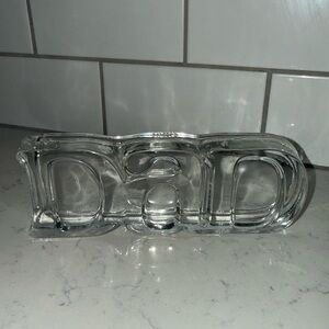 Vintage 1982 AVON Fostoria Glass DAD paperweight